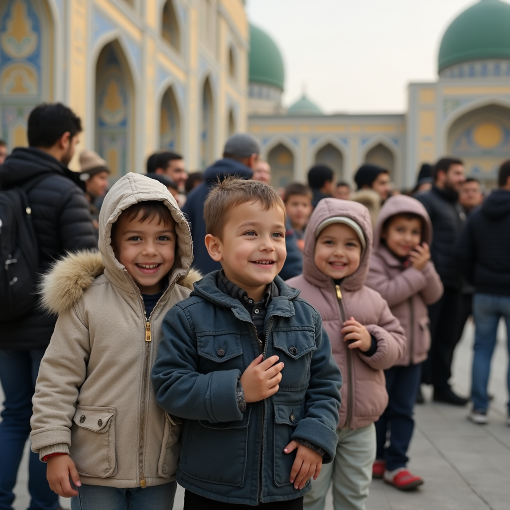 خاطرات شاد کودکی در حرم اما رضا علیه السلام