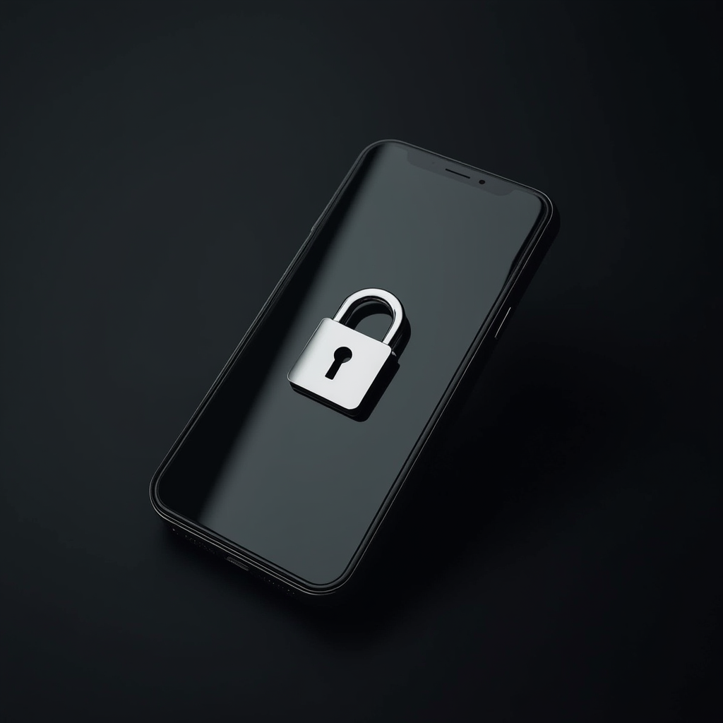 موبایلی که روی صفحه آن قفل زده شده است