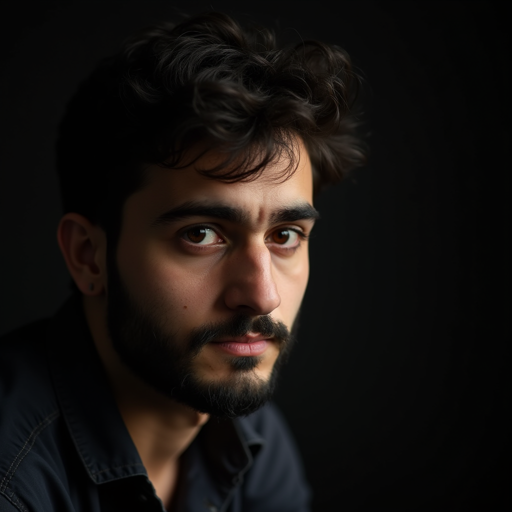 پرتره جوان ایرانی بعد از مدیریت رفتارهای تکانشی