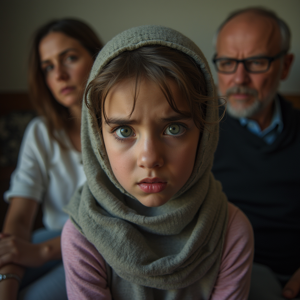 دختربچه ایرانی که در ارتباط با والیدنش به مشکل برخورده و ناراحت و عصبانی است